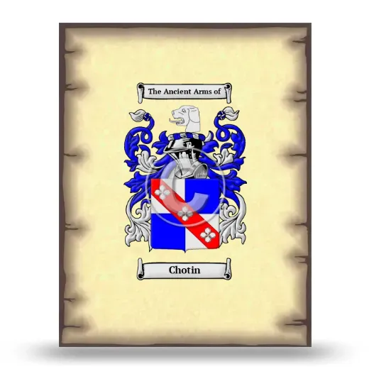 Chotin Coat of Arms Print