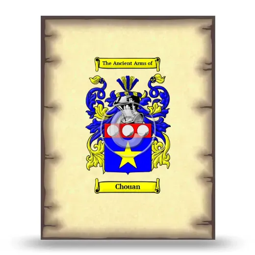 Chouan Coat of Arms Print