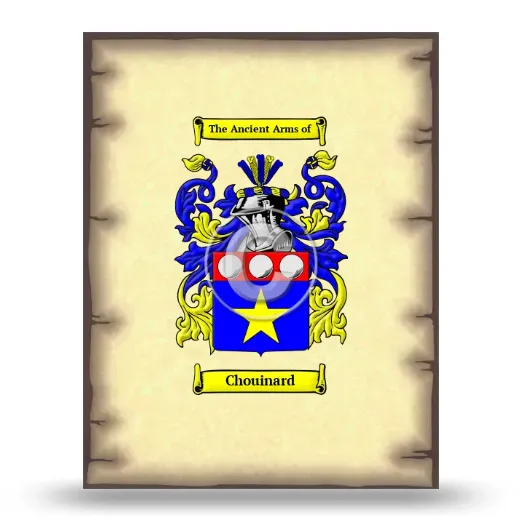 Chouinard Coat of Arms Print