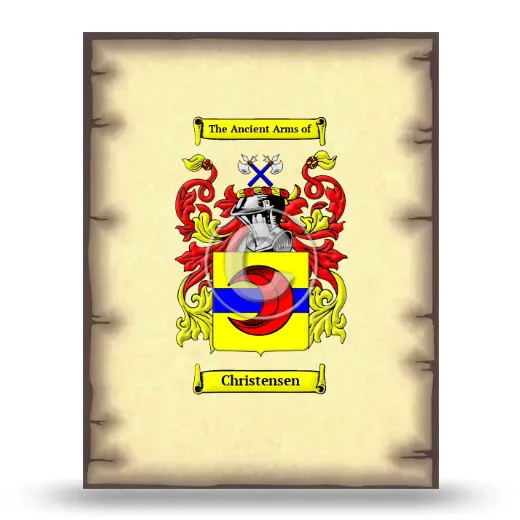 Christensen Coat of Arms Print