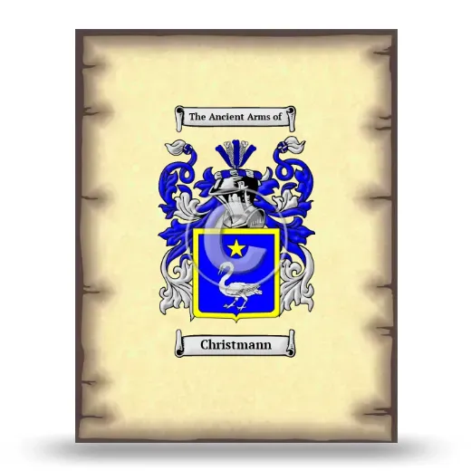 Christmann Coat of Arms Print