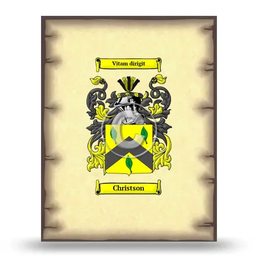 Christson Coat of Arms Print