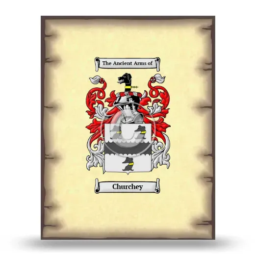 Churchey Coat of Arms Print