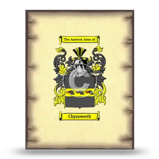 Chynoweth Coat of Arms Print