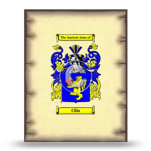 Cilia Coat of Arms Print