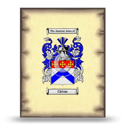 Cirton Coat of Arms Print