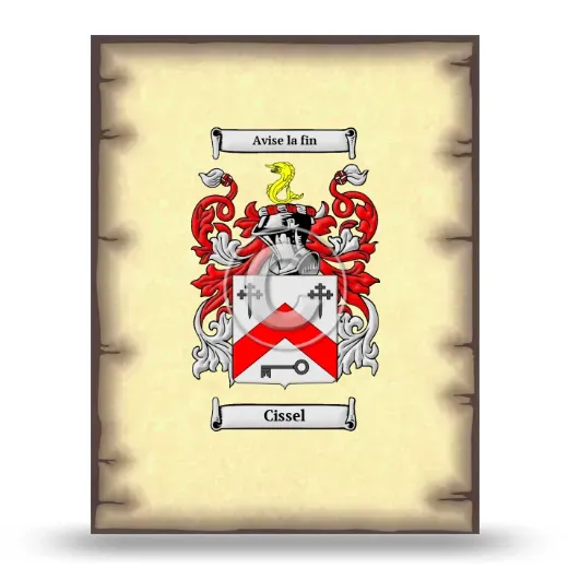 Cissel Coat of Arms Print