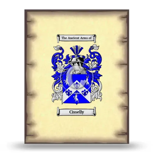 Cisselly Coat of Arms Print