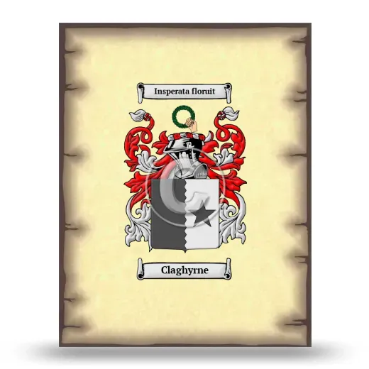 Claghyrne Coat of Arms Print