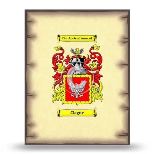 Clague Coat of Arms Print