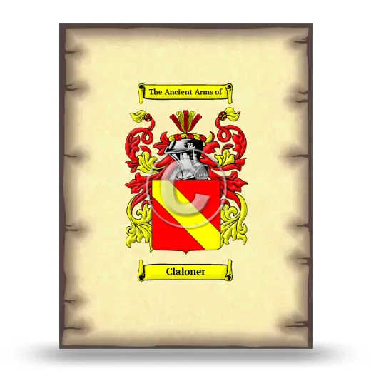 Claloner Coat of Arms Print
