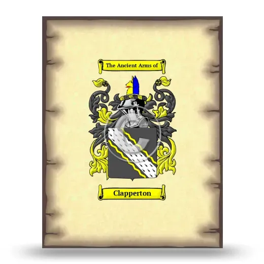 Clapperton Coat of Arms Print