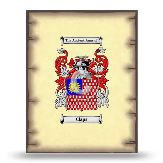 Claps Coat of Arms Print