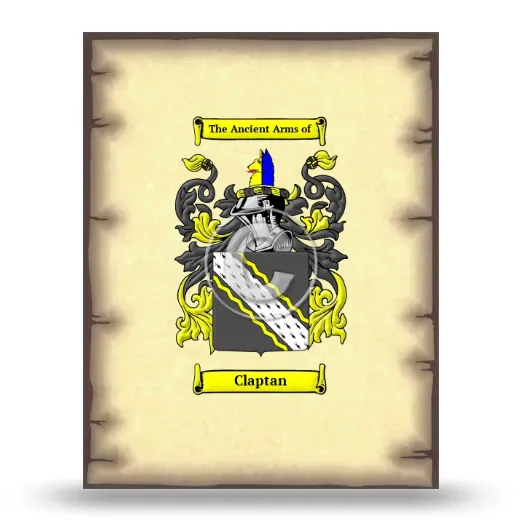 Claptan Coat of Arms Print