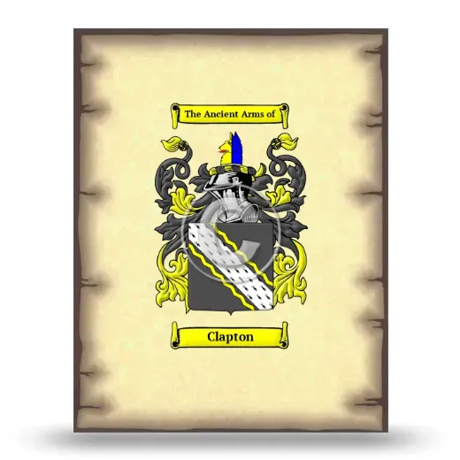Clapton Coat of Arms Print
