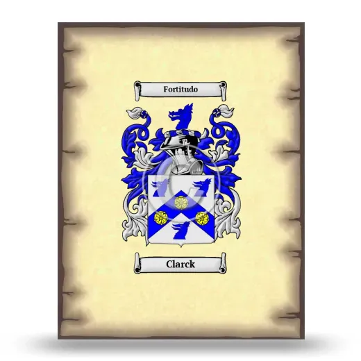 Clarck Coat of Arms Print