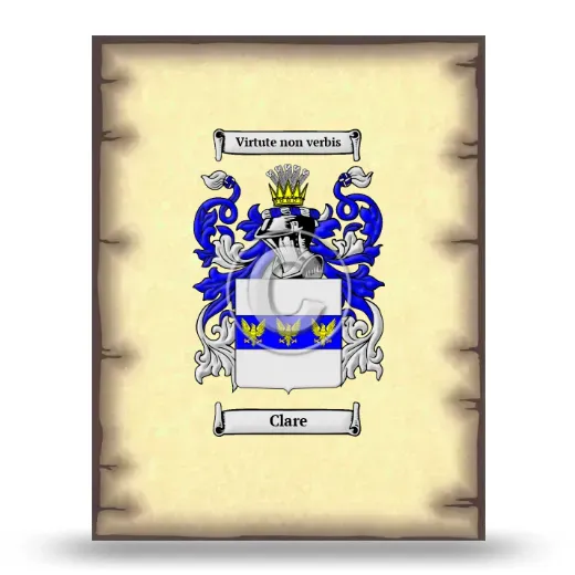 Clare Coat of Arms Print