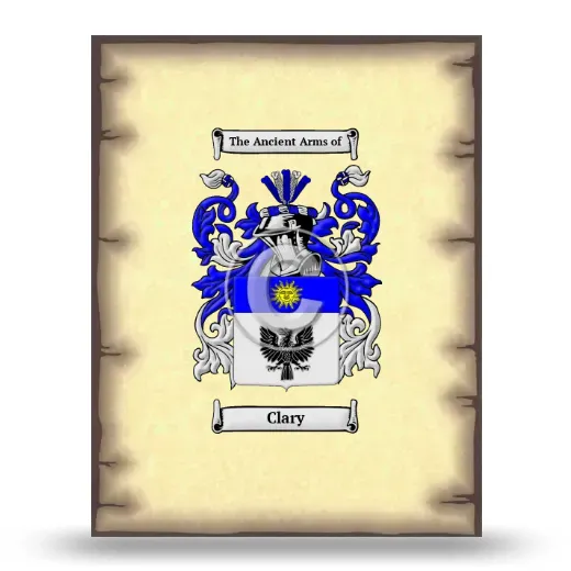 Clary Coat of Arms Print