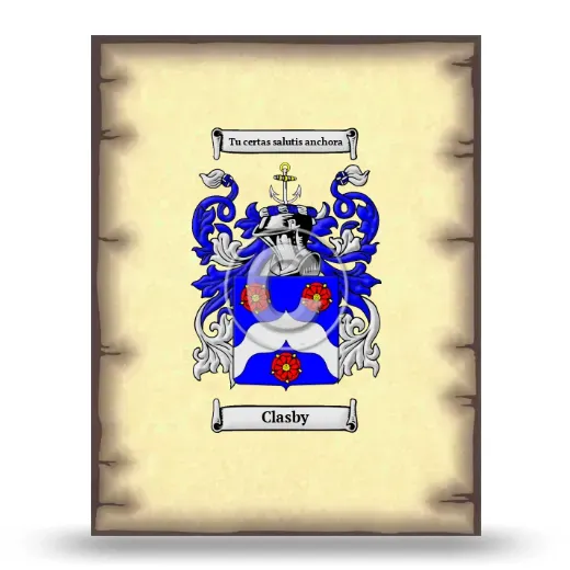 Clasby Coat of Arms Print
