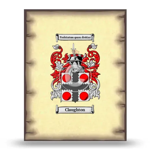 Claughton Coat of Arms Print
