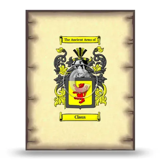 Claus Coat of Arms Print