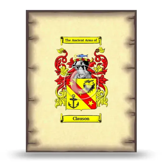 Clauson Coat of Arms Print