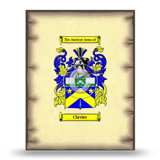 Clavier Coat of Arms Print