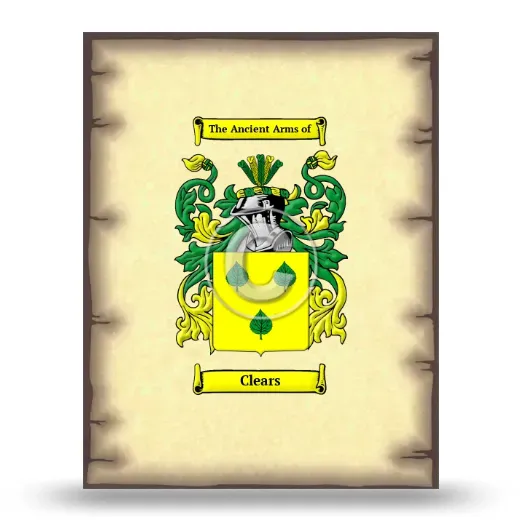 Clears Coat of Arms Print