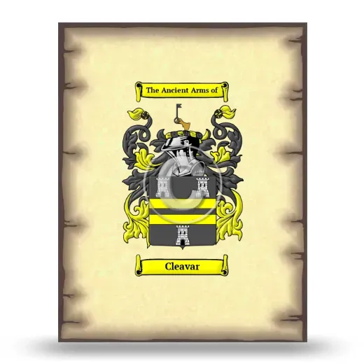 Cleavar Coat of Arms Print