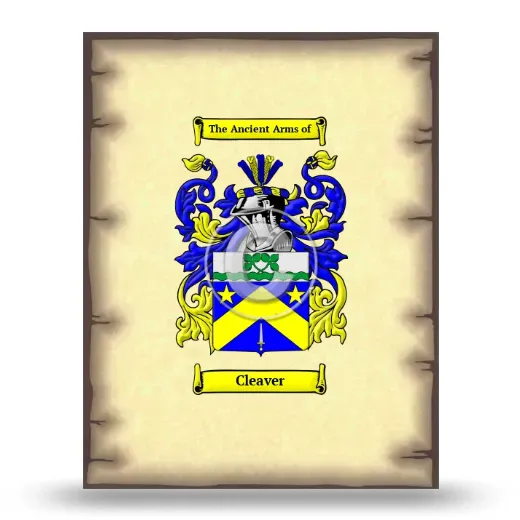 Cleaver Coat of Arms Print