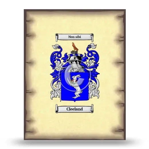 Cleeland Coat of Arms Print