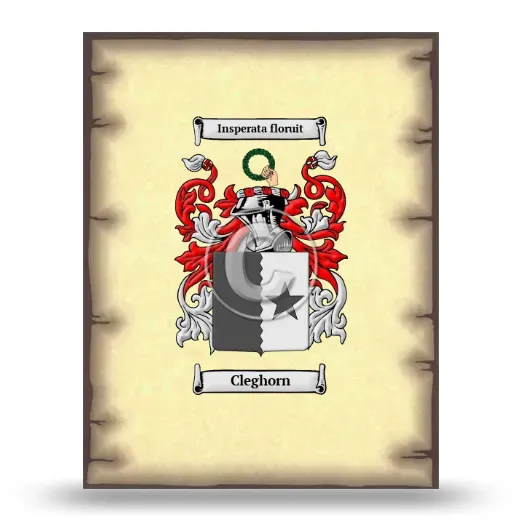 Cleghorn Coat of Arms Print