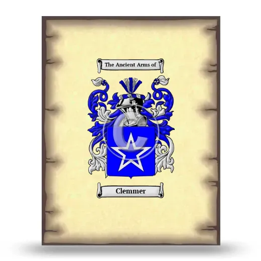 Clemmer Coat of Arms Print