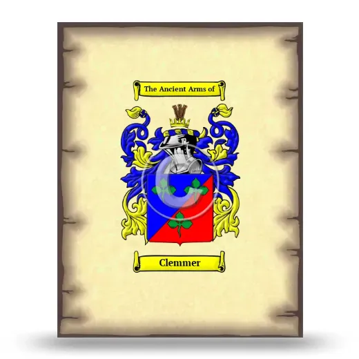 Clemmer Coat of Arms Print