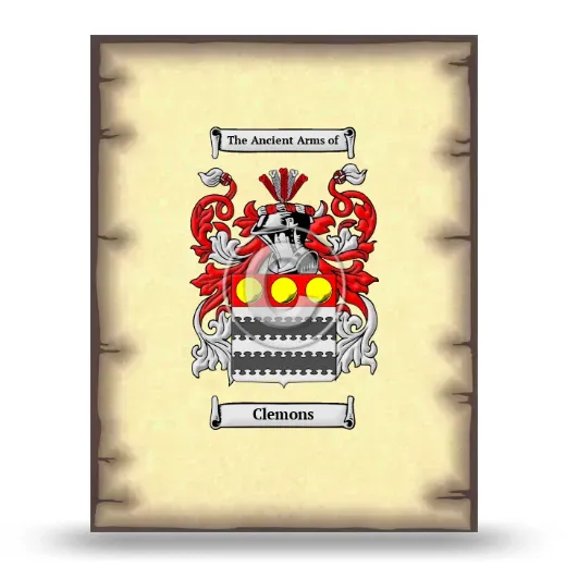 Clemons Coat of Arms Print