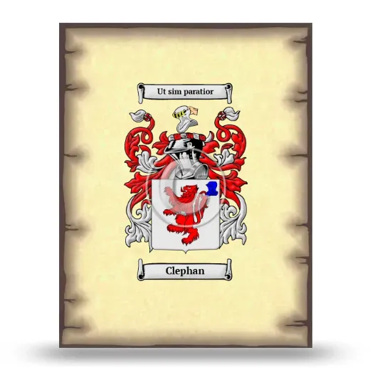 Clephan Coat of Arms Print