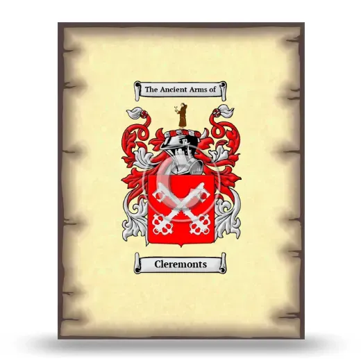 Cleremonts Coat of Arms Print