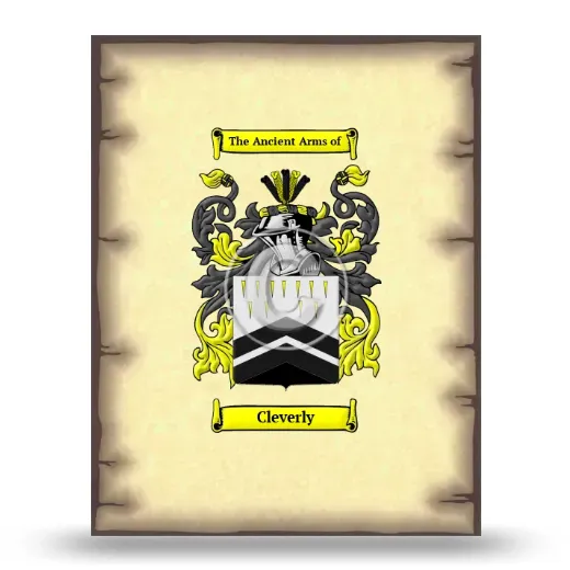 Cleverly Coat of Arms Print