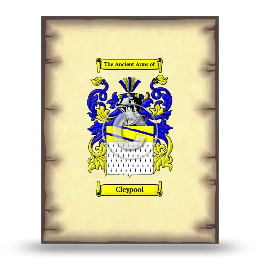 Cleypool Coat of Arms Print