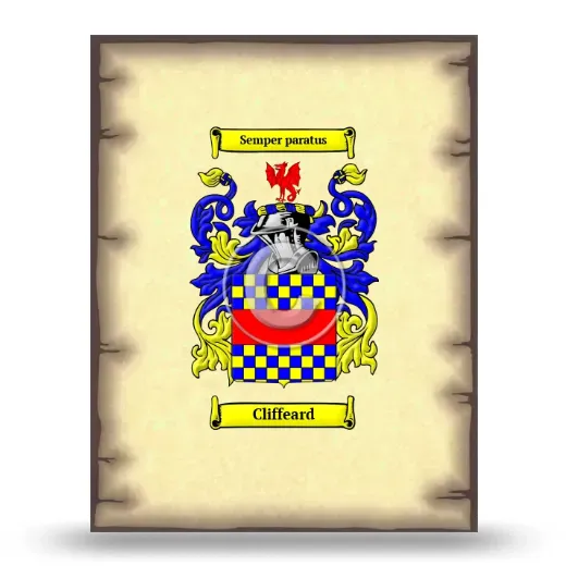 Cliffeard Coat of Arms Print