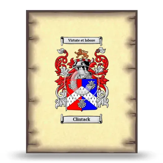 Clintack Coat of Arms Print