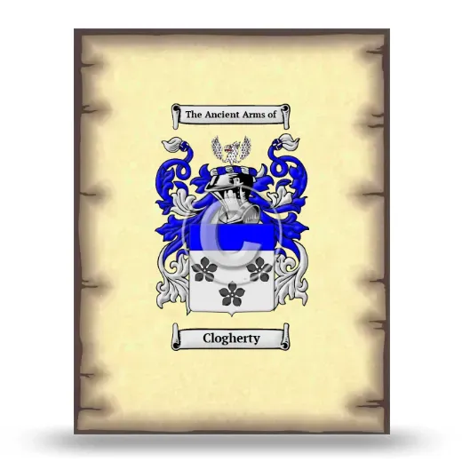 Clogherty Coat of Arms Print