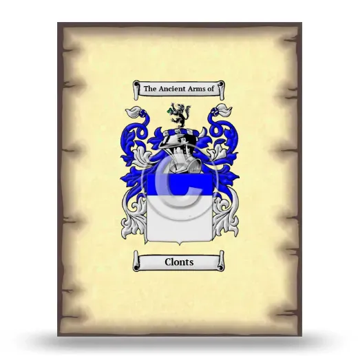 Clonts Coat of Arms Print