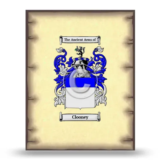 Clooney Coat of Arms Print