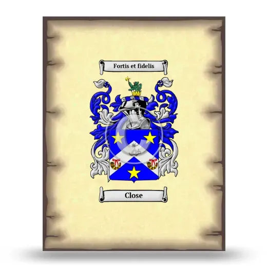 Close Coat of Arms Print