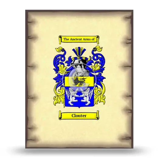 Clouter Coat of Arms Print