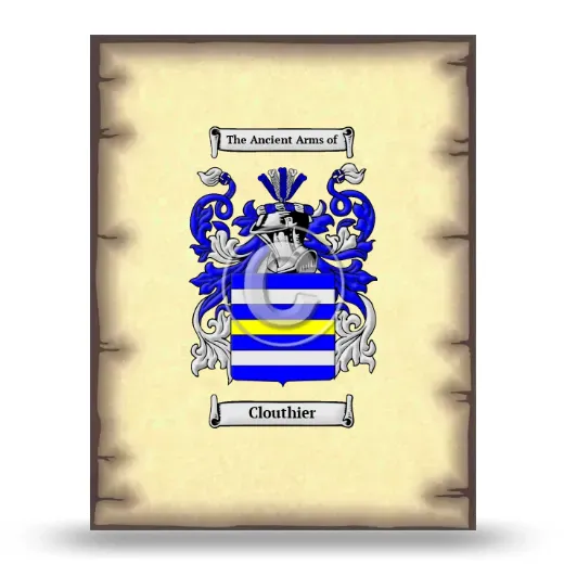 Clouthier Coat of Arms Print