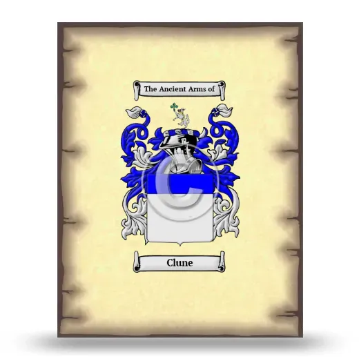 Clune Coat of Arms Print