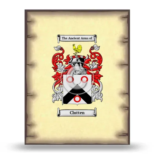 Clutten Coat of Arms Print