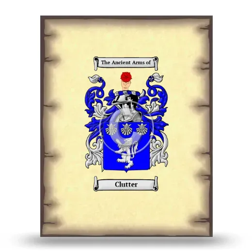 Clutter Coat of Arms Print